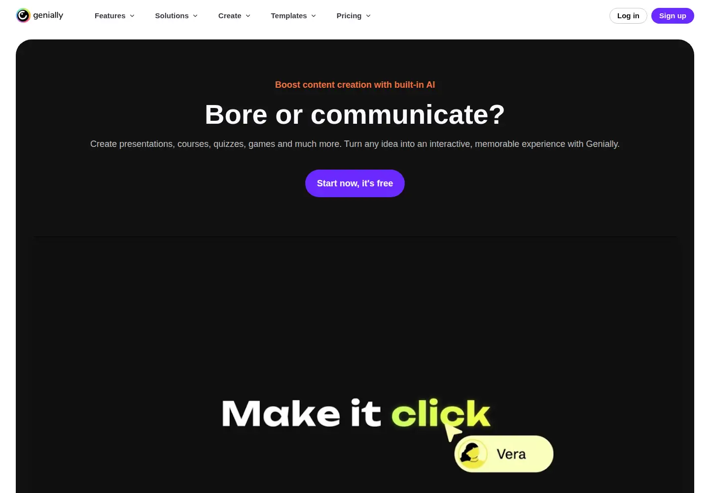 Screenshot of genial.ly