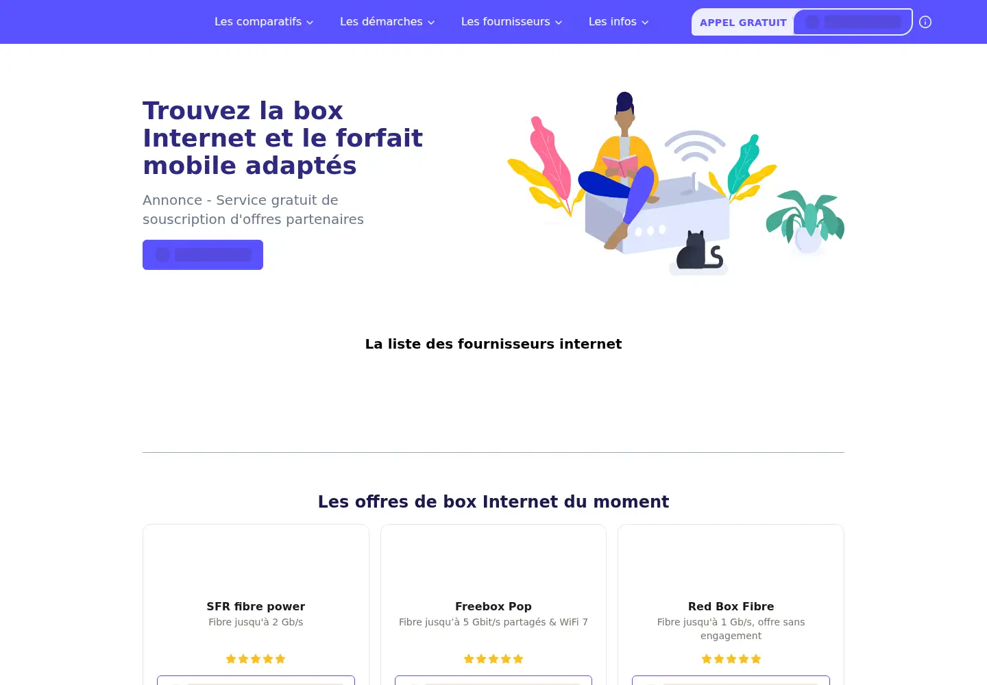 Screenshot of boutique-box-internet.fr
