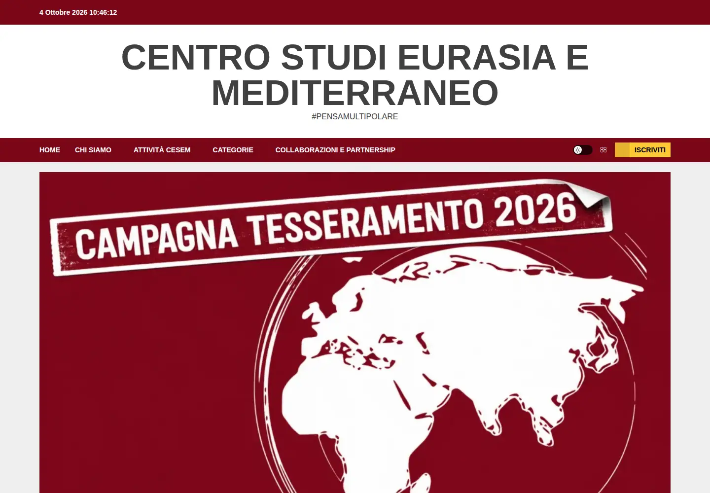 Screenshot of cese-m.eu