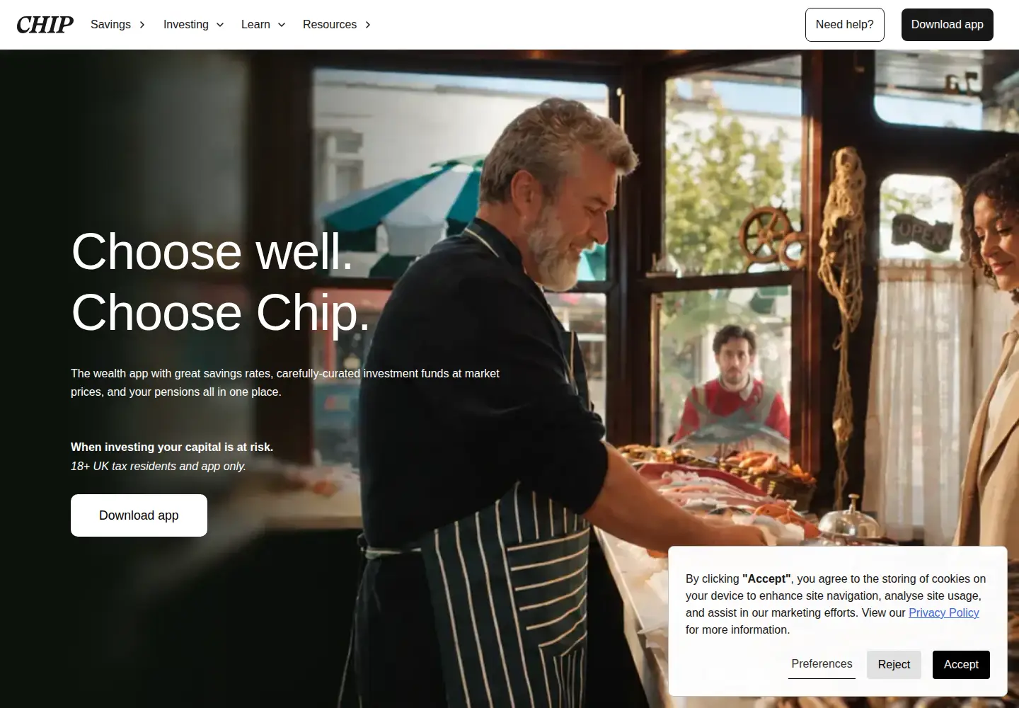Screenshot of getchip.uk