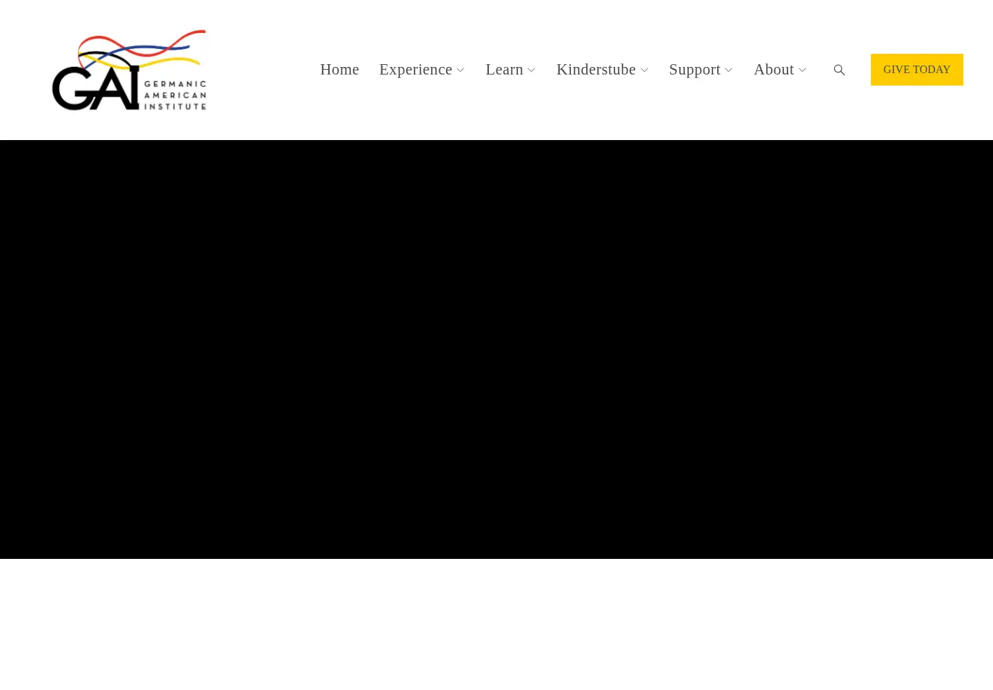 Captured homepage of gaimn.org in the current scan