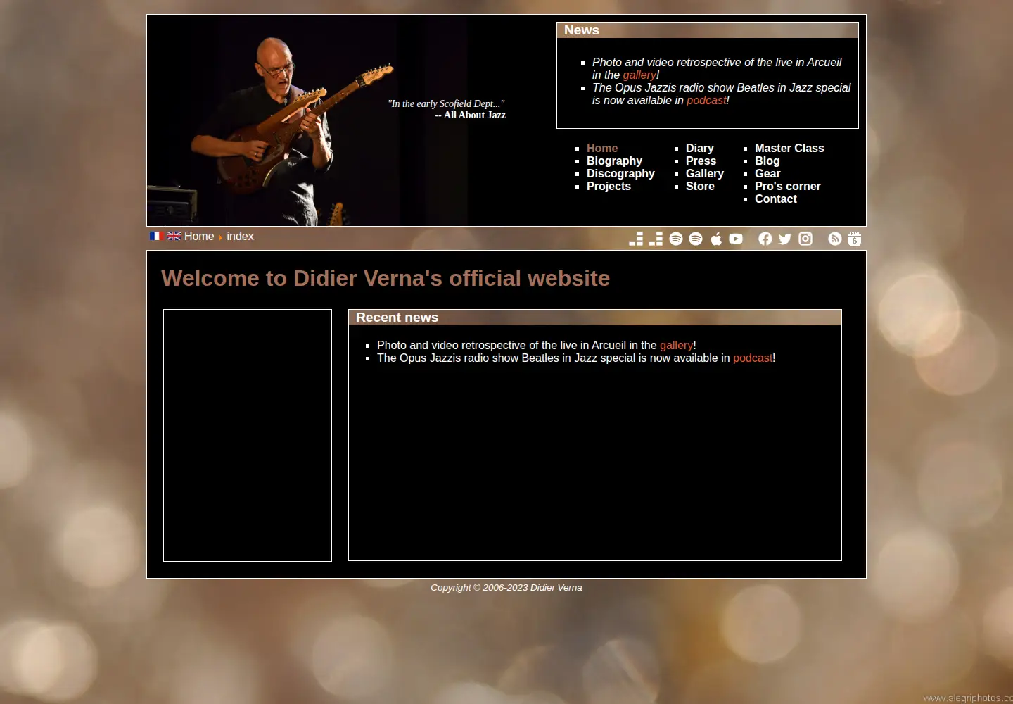 Screenshot of didierverna.com