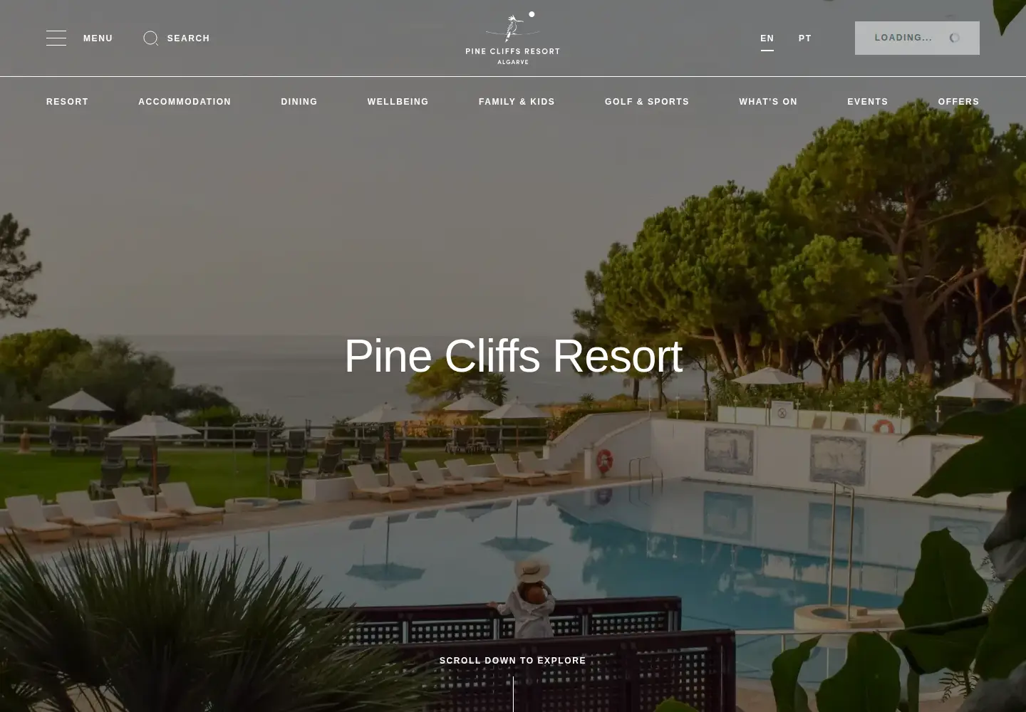 Screenshot of pinecliffs.com