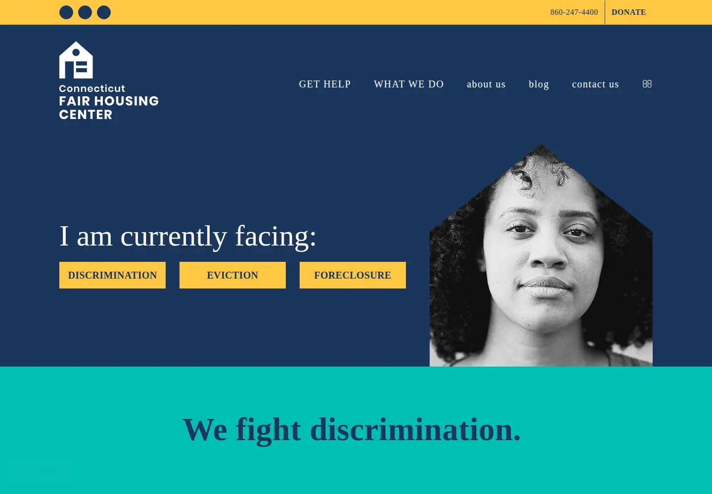 Screenshot of ctfairhousing.org