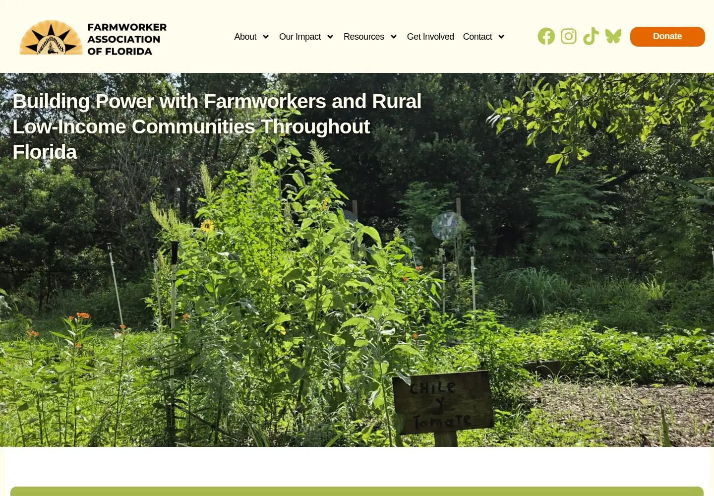 Screenshot of floridafarmworkers.org
