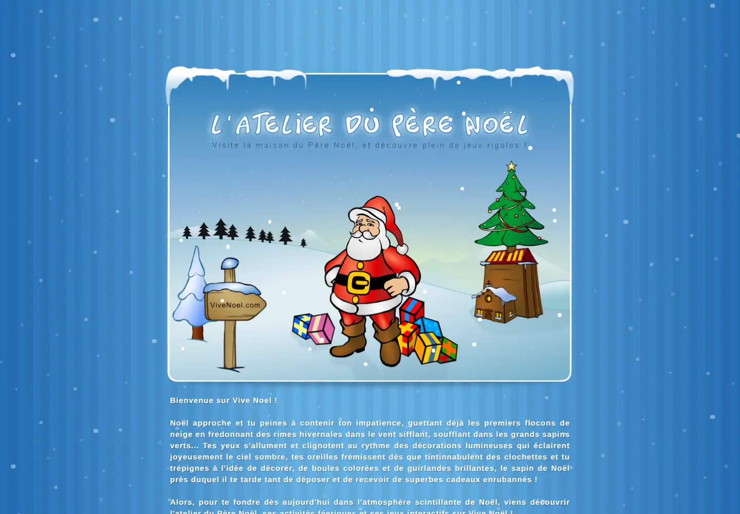 Captured homepage of vivenoel.com in the current scan