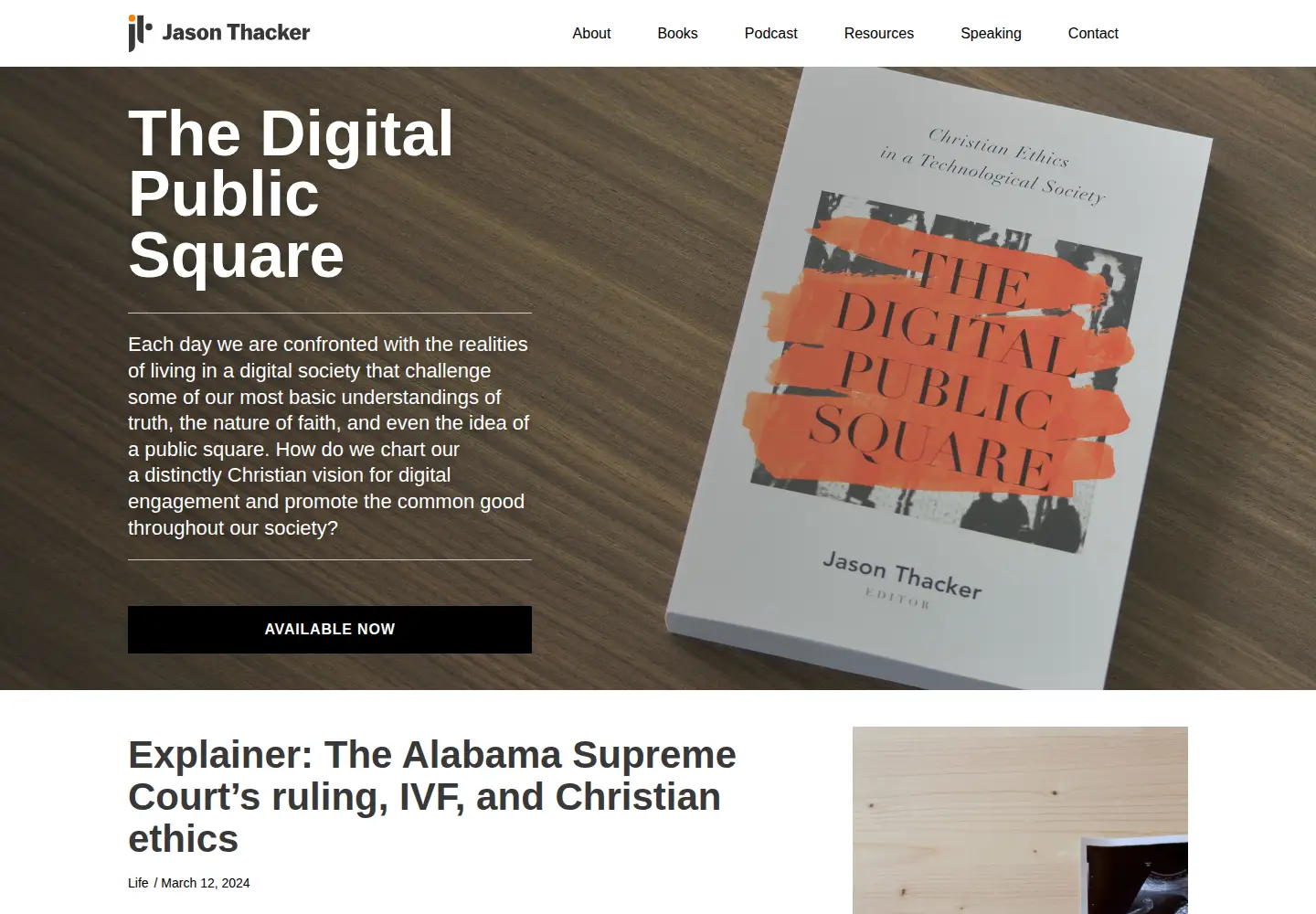 Screenshot of jasonthacker.com
