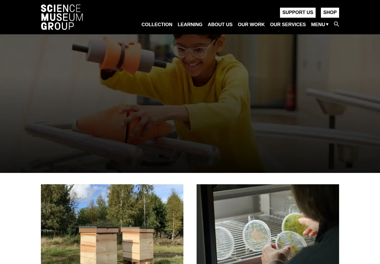 Screenshot of sciencemuseumgroup.org.uk