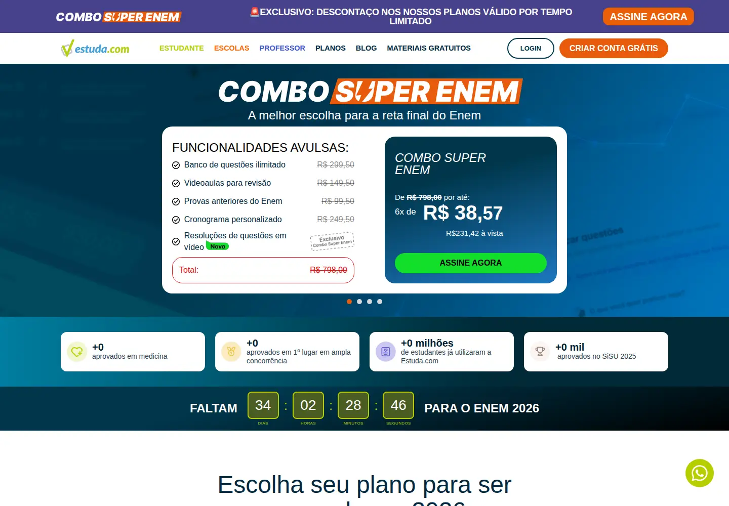 Screenshot of estuda.com