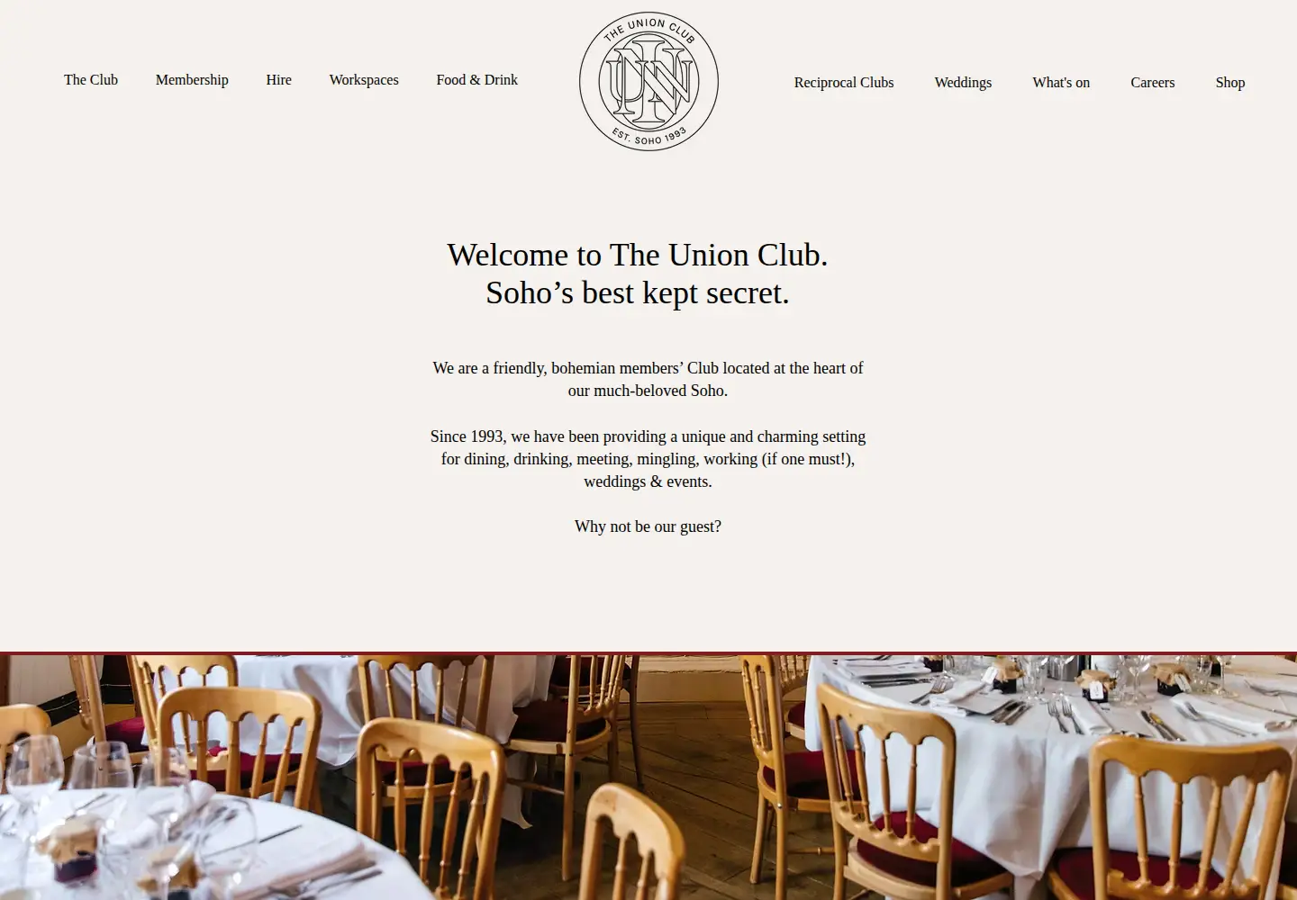 Screenshot of unionclub.co.uk