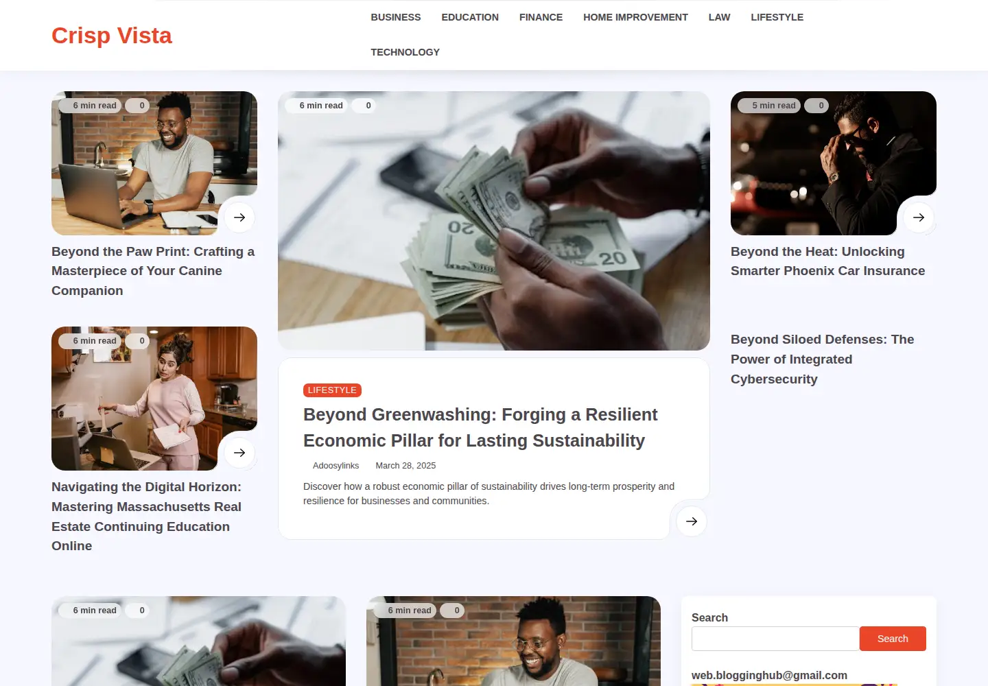 Screenshot of crispvista.com