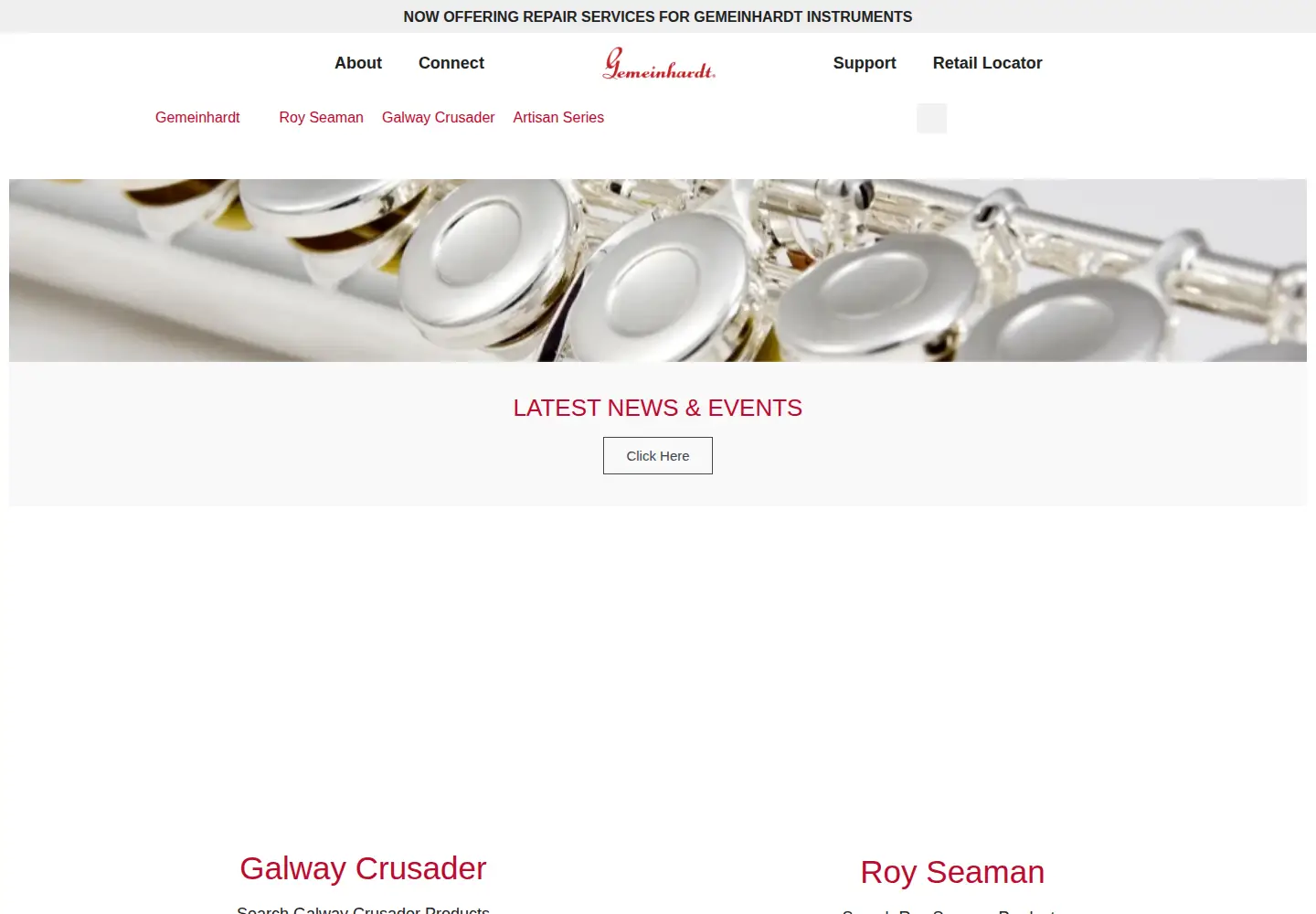 Screenshot of gemeinhardt.com
