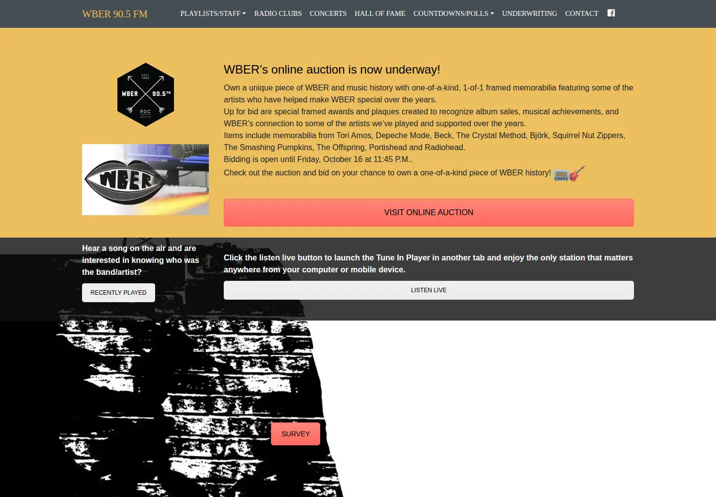 Screenshot of wber.org