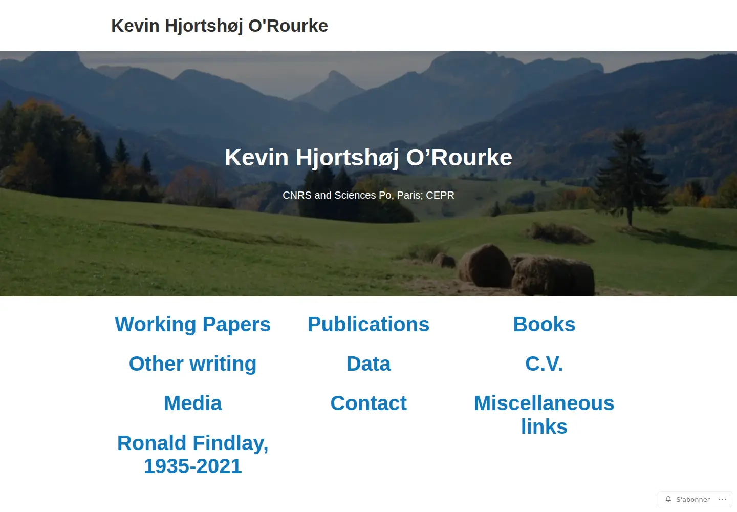 Screenshot of kevinhorourke.com