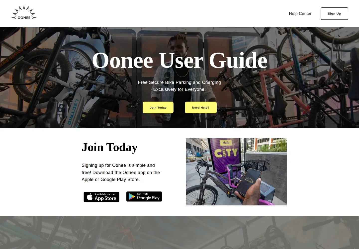 Captured homepage of oonee.me in the current scan