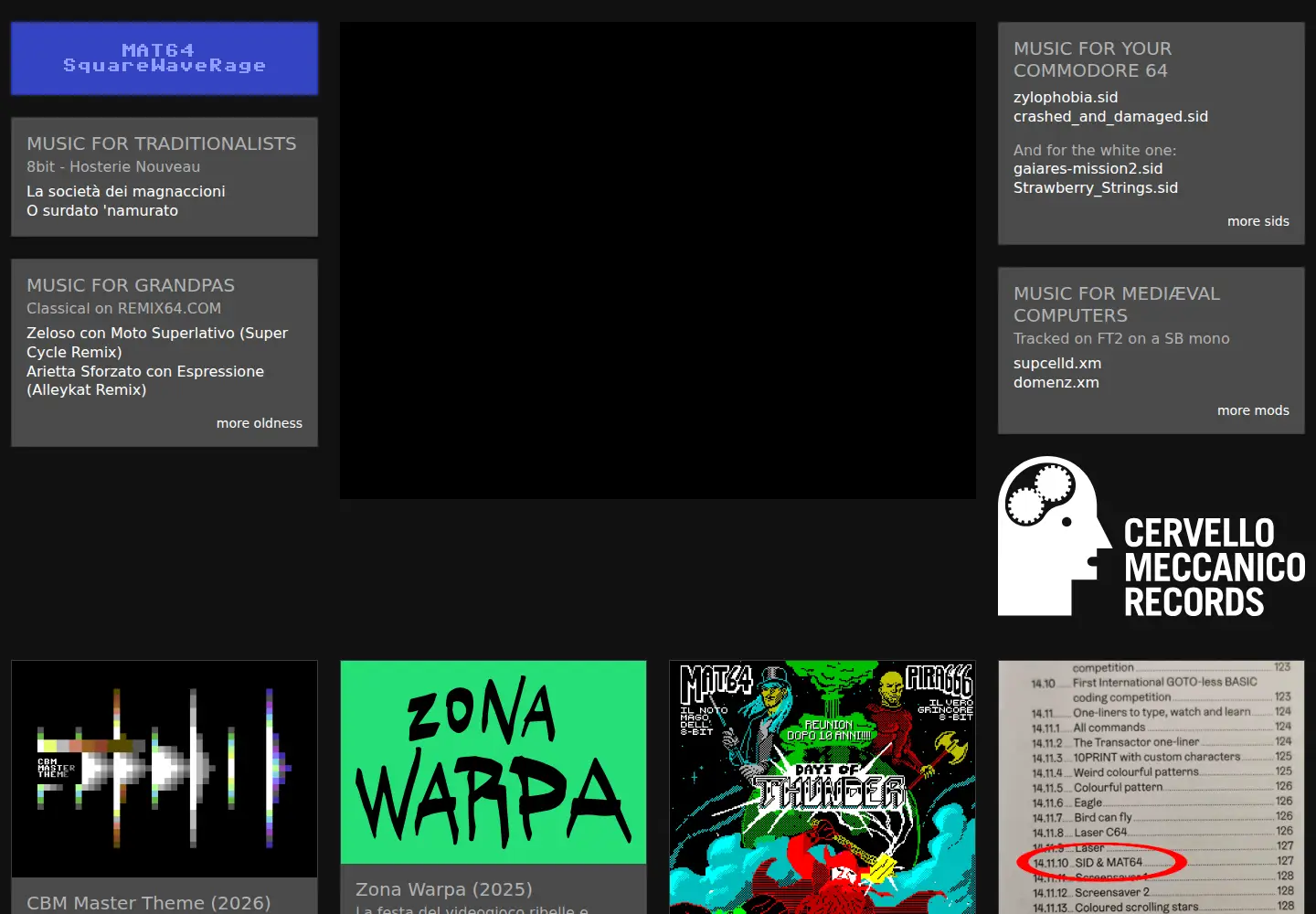 Screenshot of mat64.org