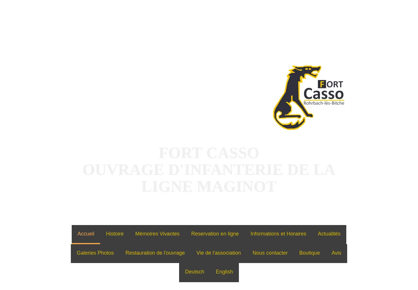 Screenshot of fortcasso-maginot.com