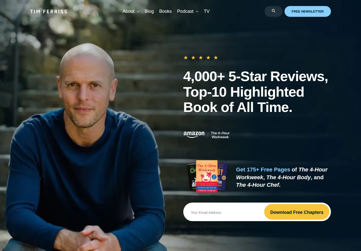 Screenshot of tim.blog