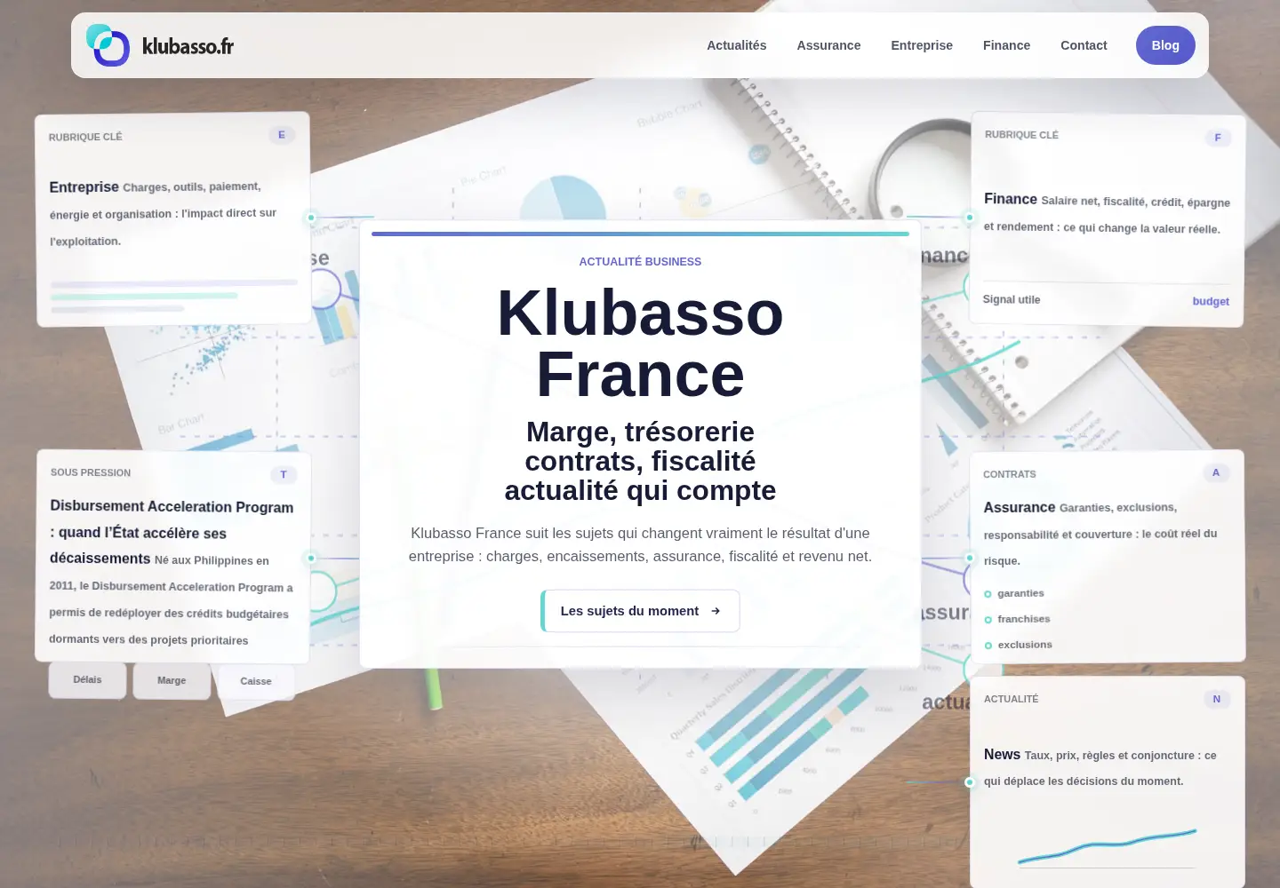 Captured homepage of klubasso.fr in the current scan