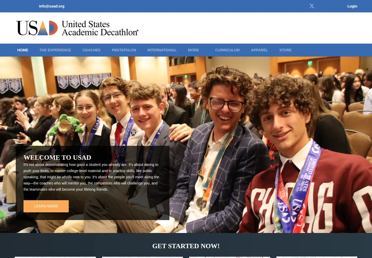 Screenshot of usad.org