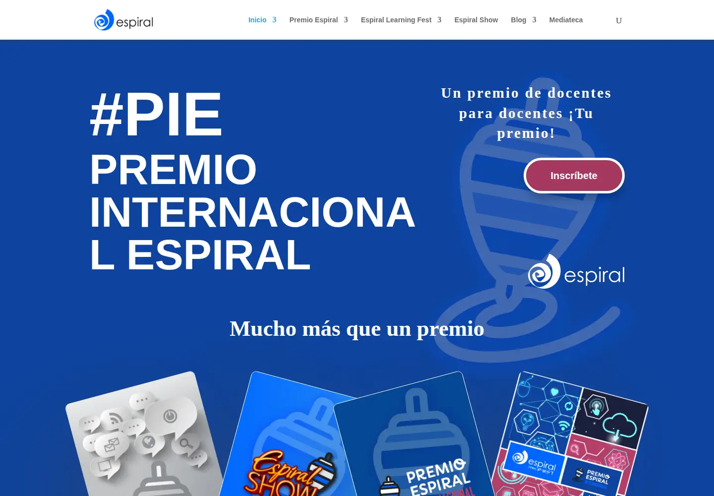 Screenshot of premioespiral.org