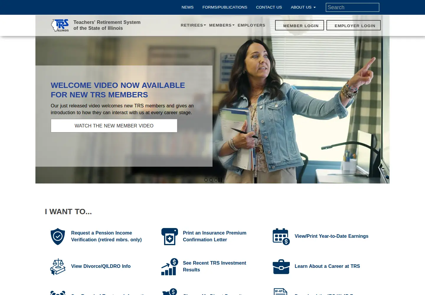 Screenshot of trsil.org