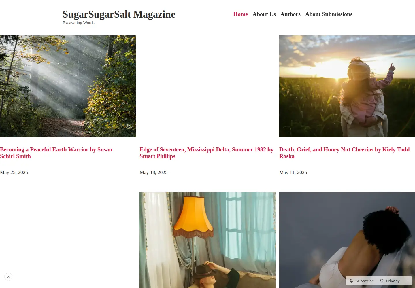 Screenshot of sugarsugarsalt.org