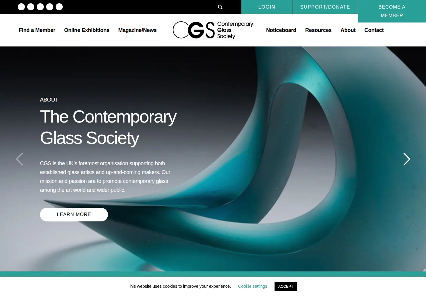 Screenshot of cgs.org.uk