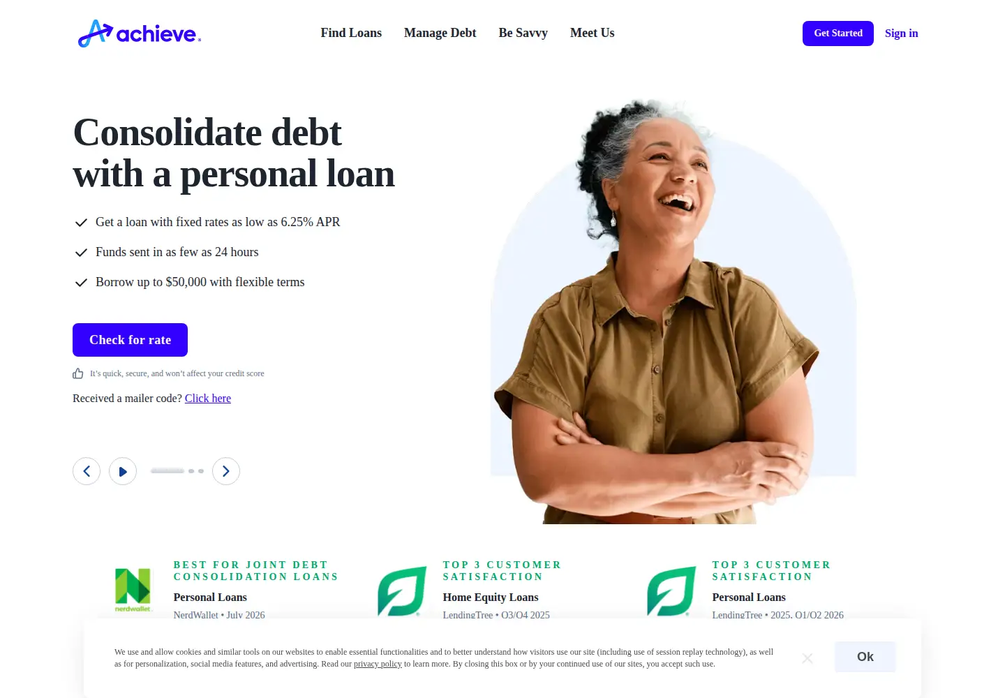 Screenshot of achieve.com