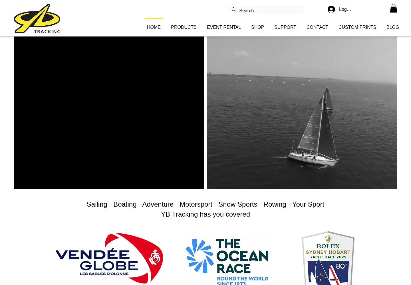 Screenshot of ybtracking.com