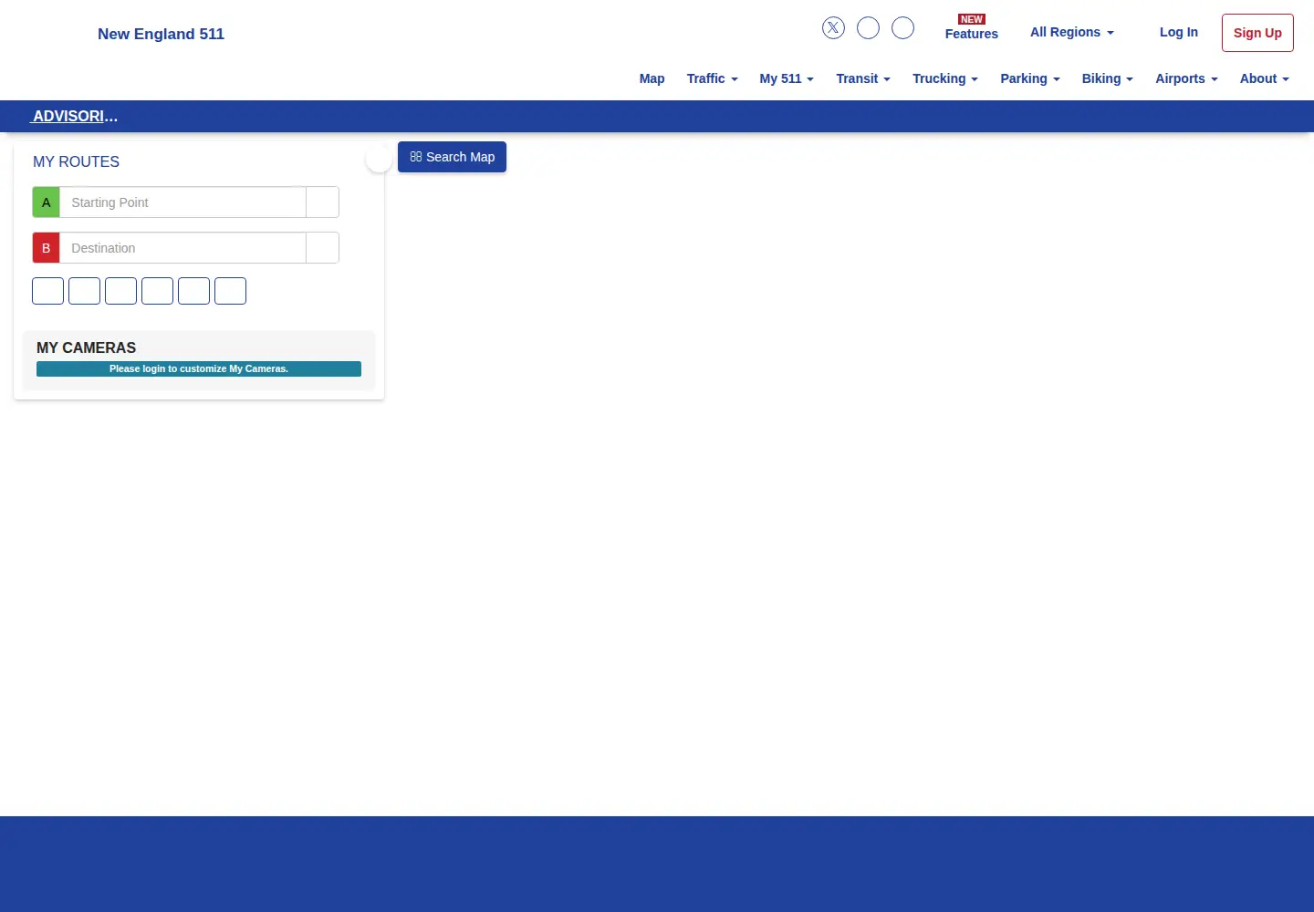 Screenshot of newengland511.org