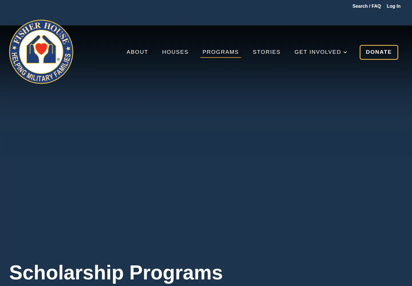 Screenshot of militaryscholar.org