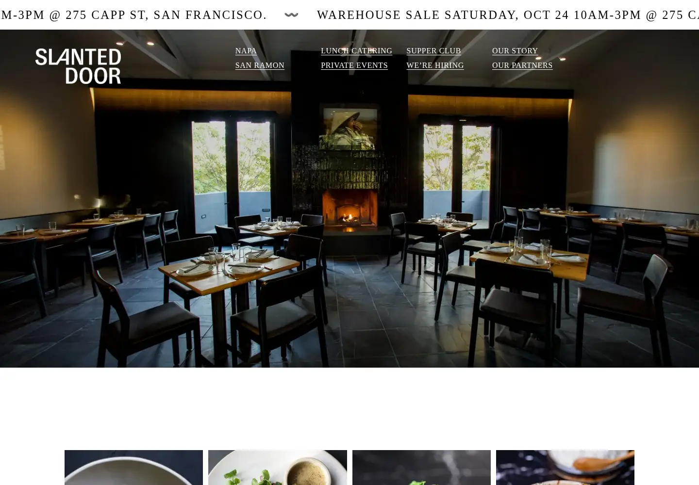 Captured homepage of slanteddoor.com in the current scan