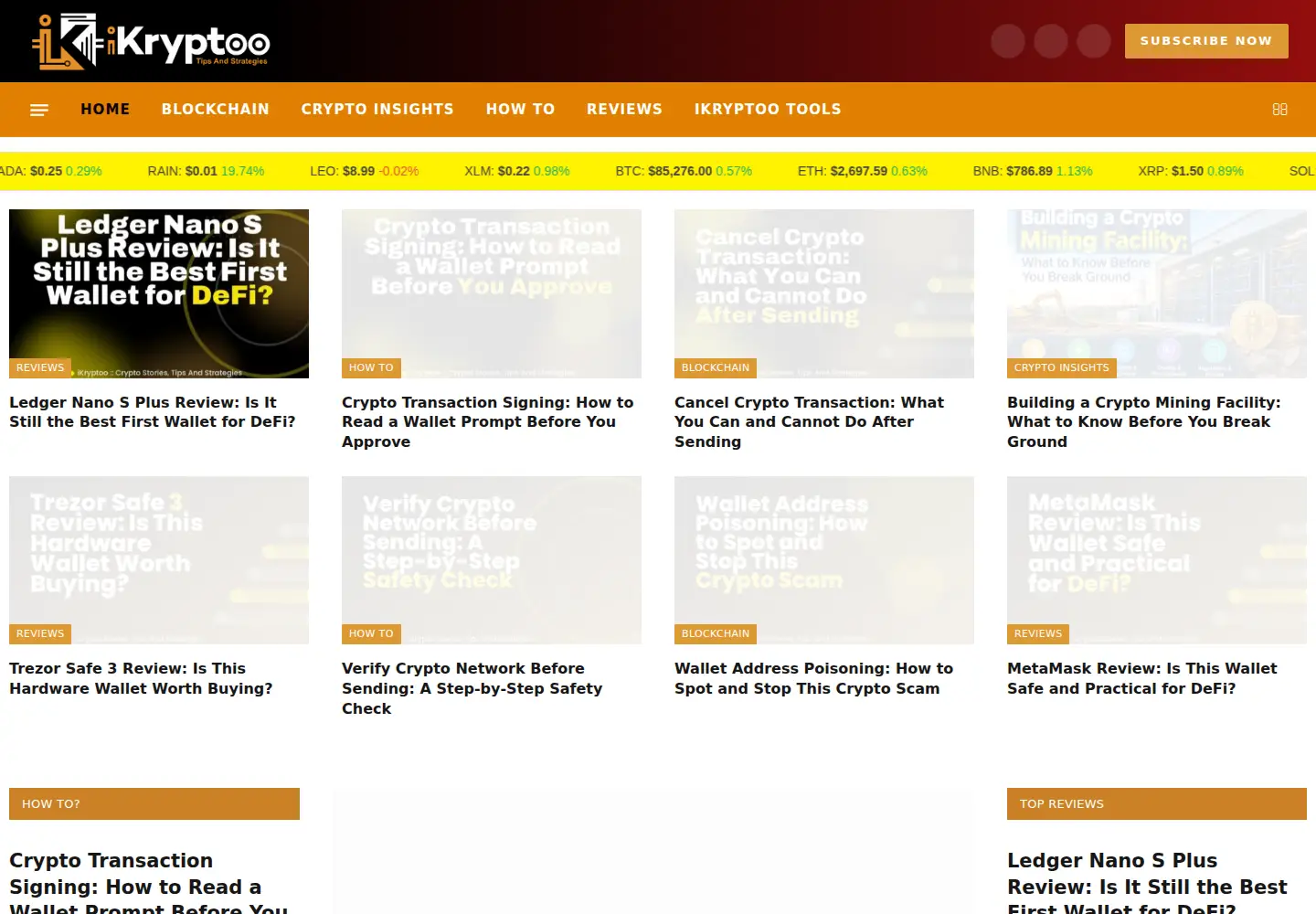 Screenshot of ikryptoo.com