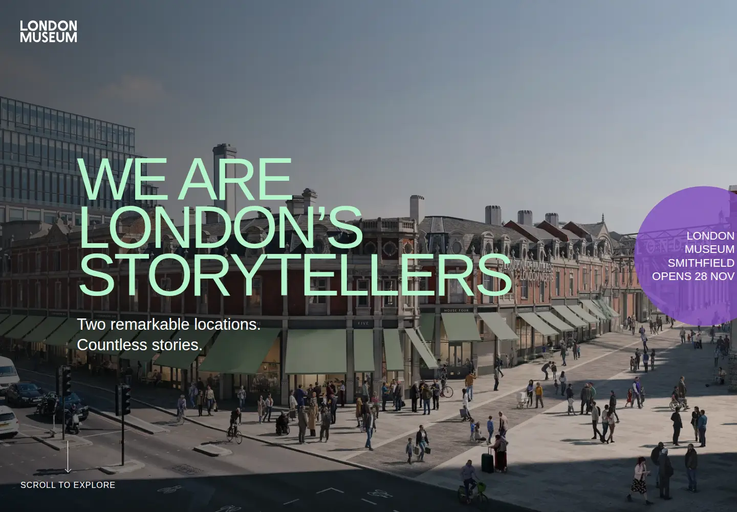 Screenshot of museumoflondon.org.uk