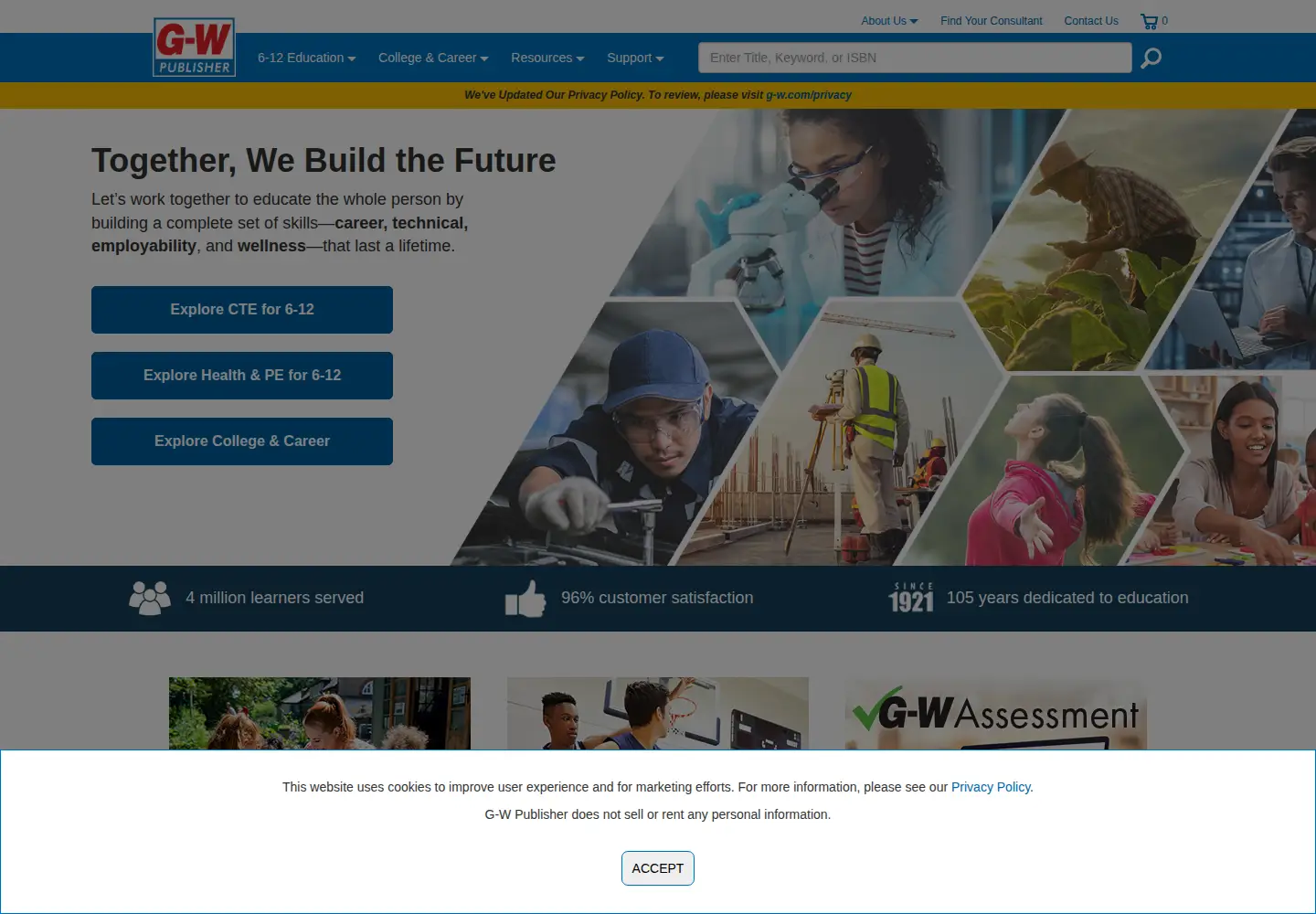Screenshot of g-w.com