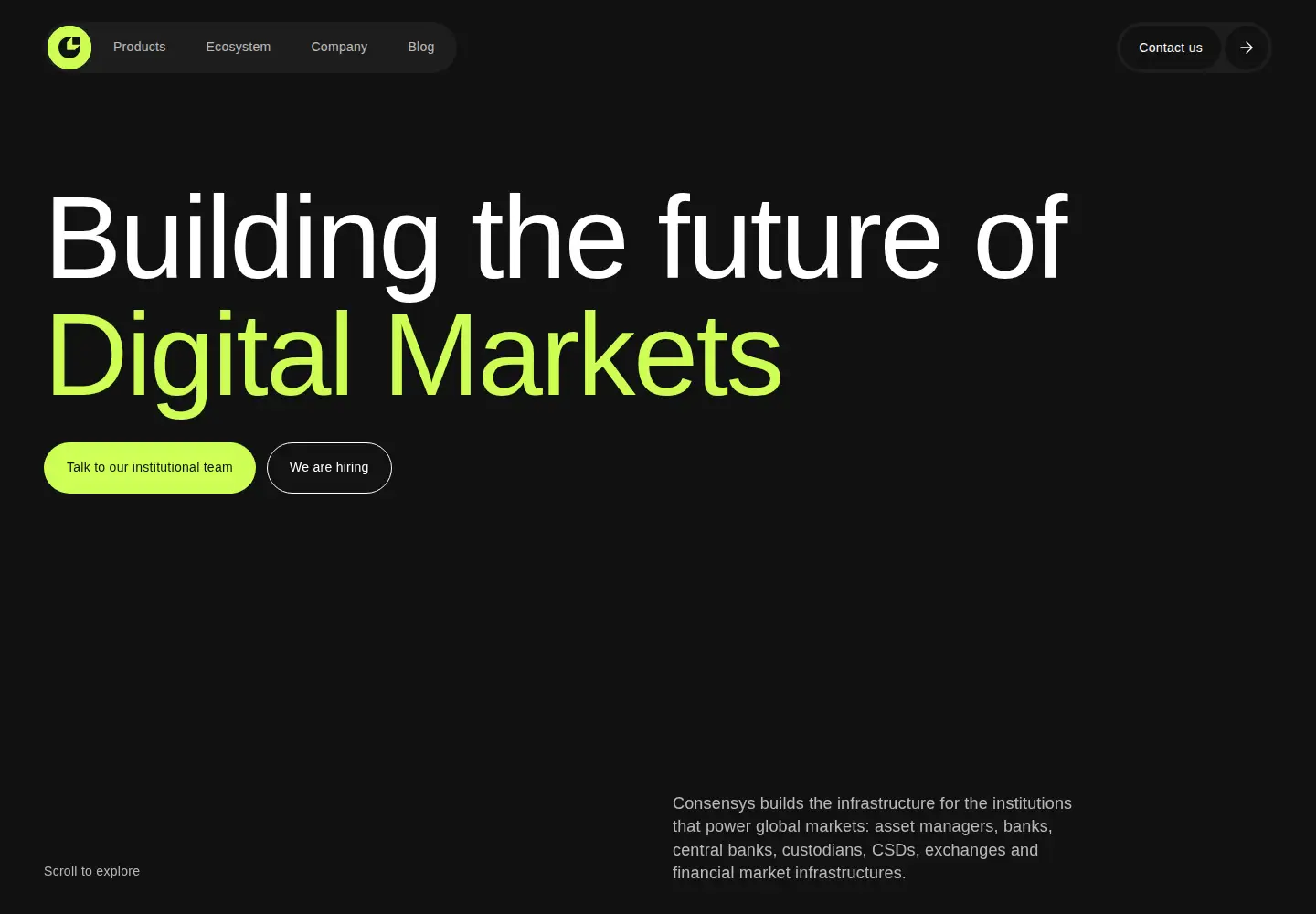 Screenshot of consensys.net