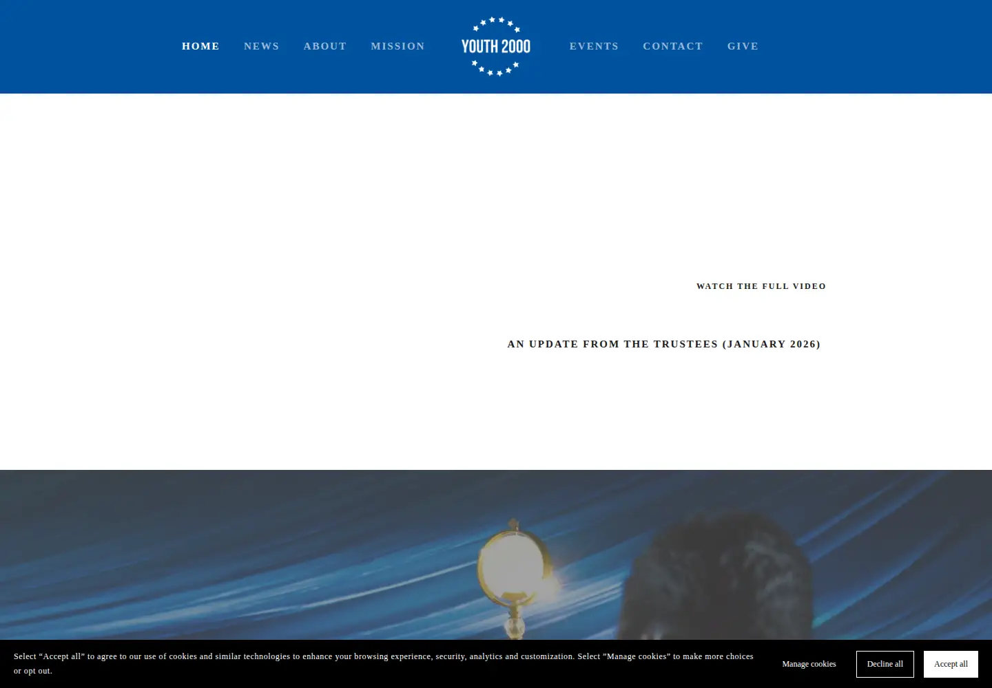 Screenshot of youth2000.org