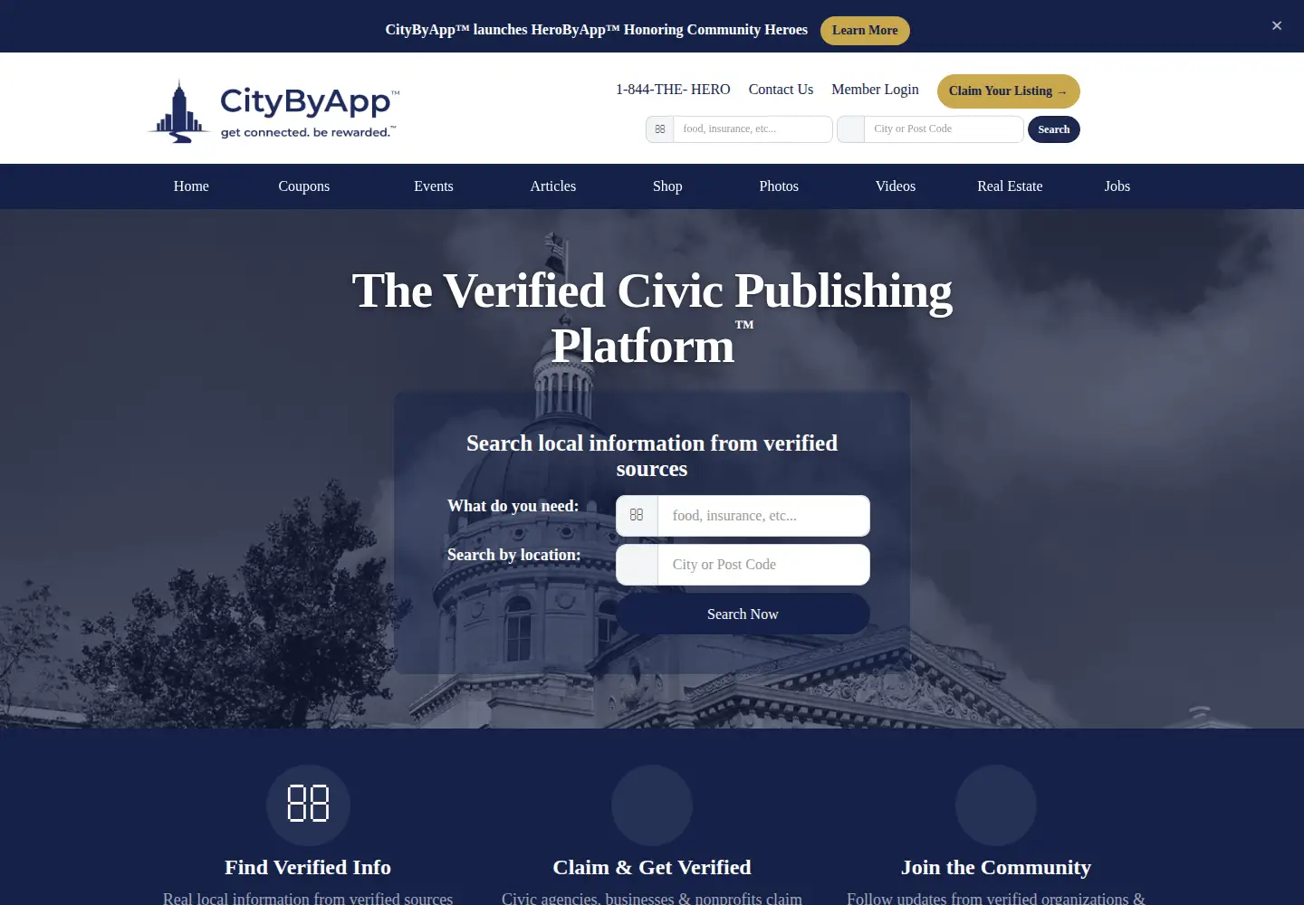 Screenshot of citybyapp.com
