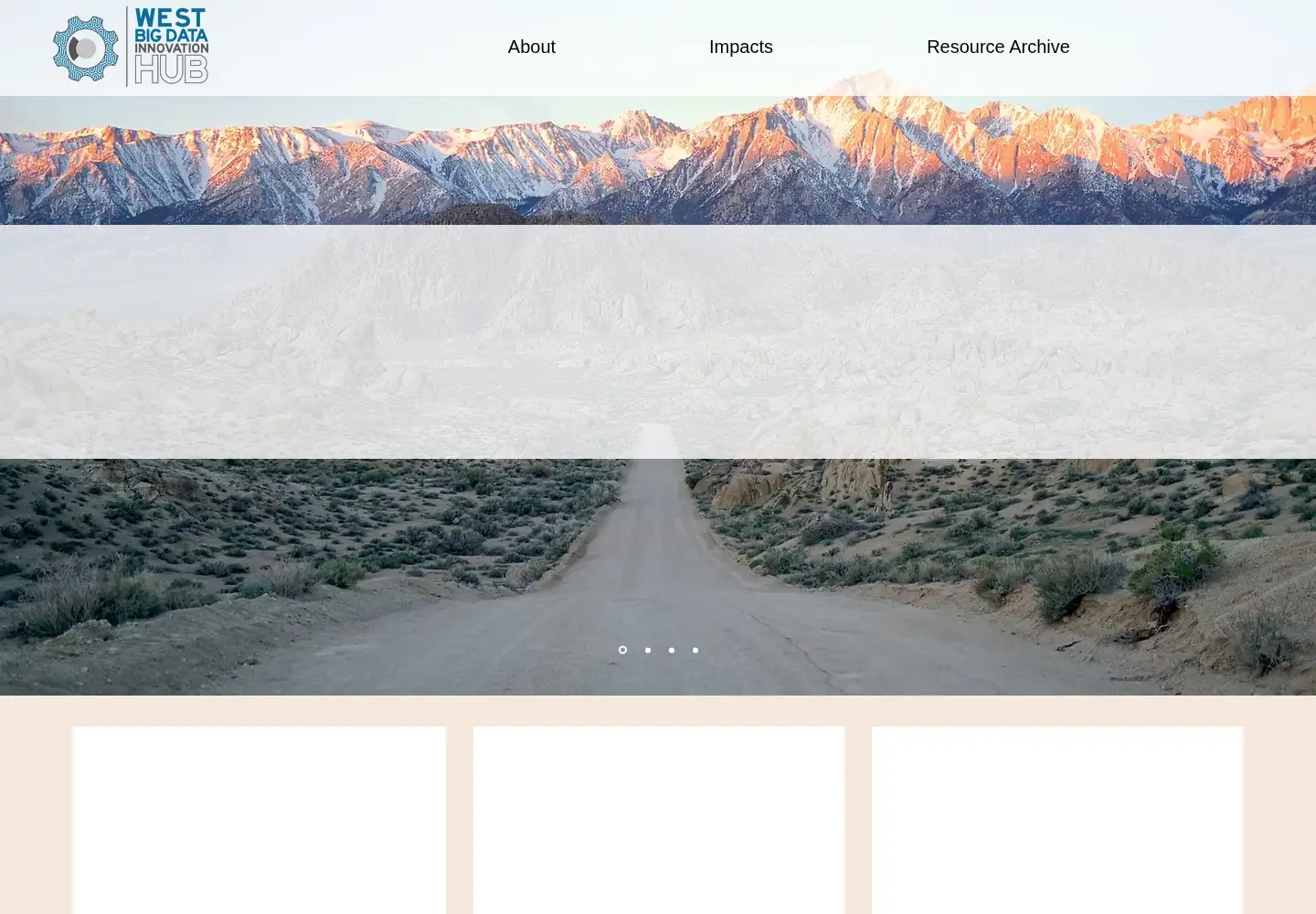 Screenshot of westbigdatahub.org