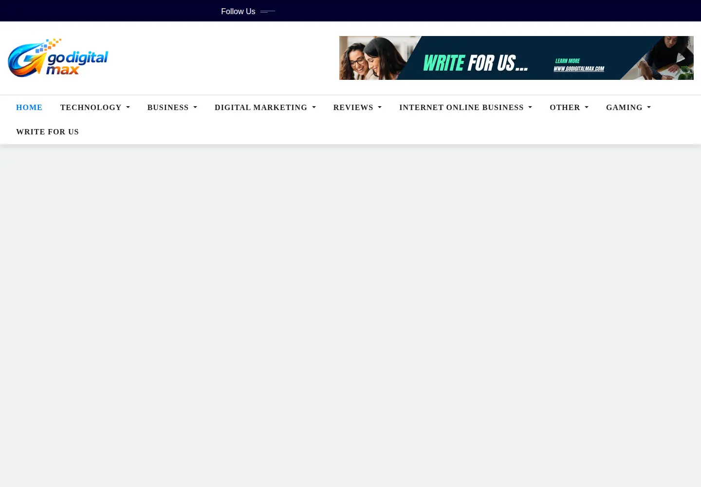 Captured homepage of godigitalmax.com in the current scan