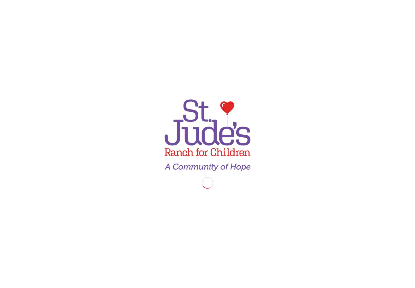 Captured homepage of stjudesranch.org in the current scan