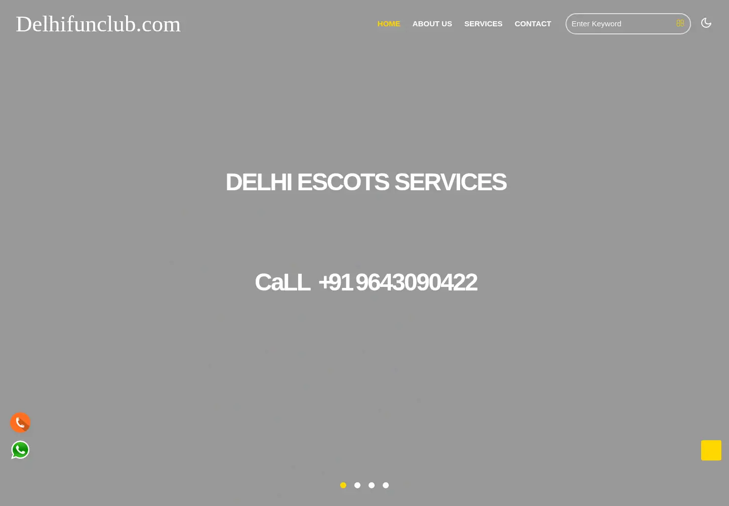 Screenshot of delhifunclub.com