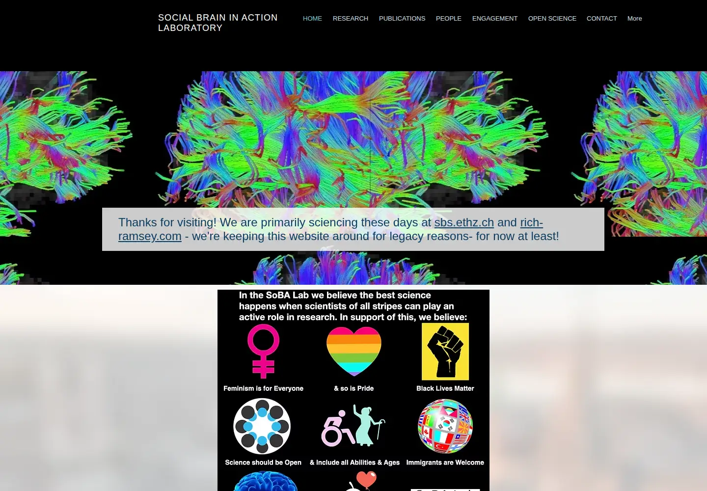 Captured homepage of soba-lab.com in the current scan