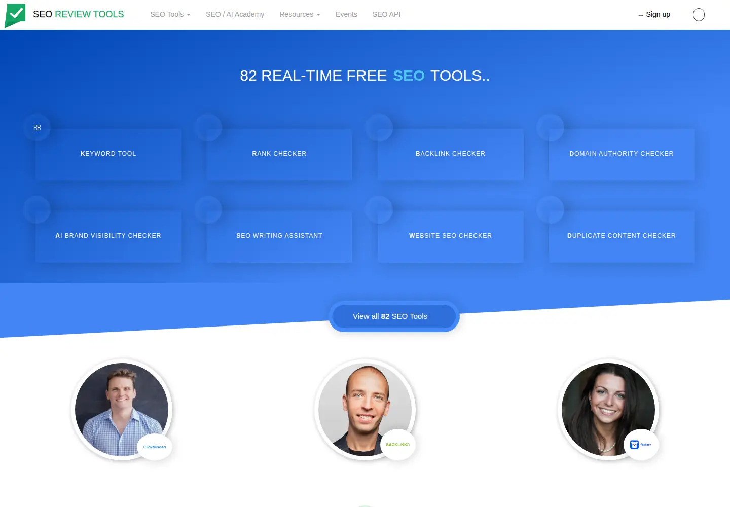 Screenshot of seoreviewtools.com