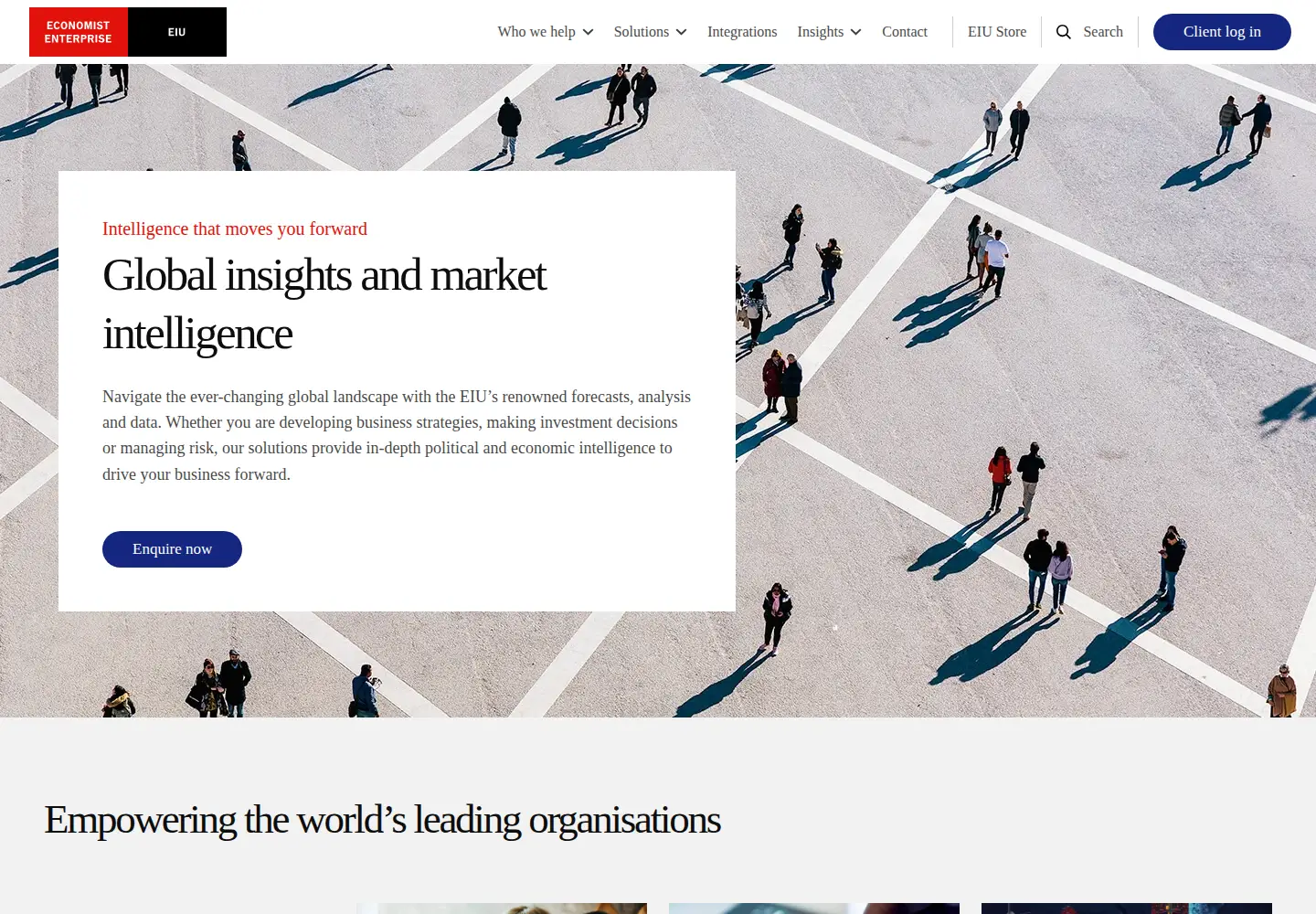 Screenshot of eiu.com