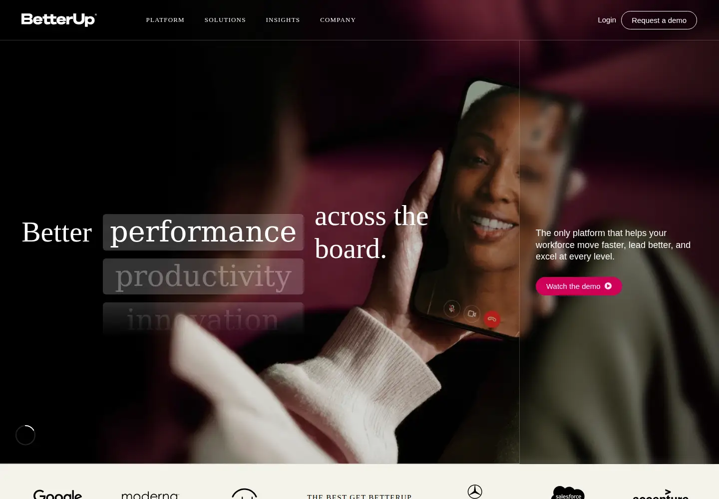 Screenshot of betterup.com
