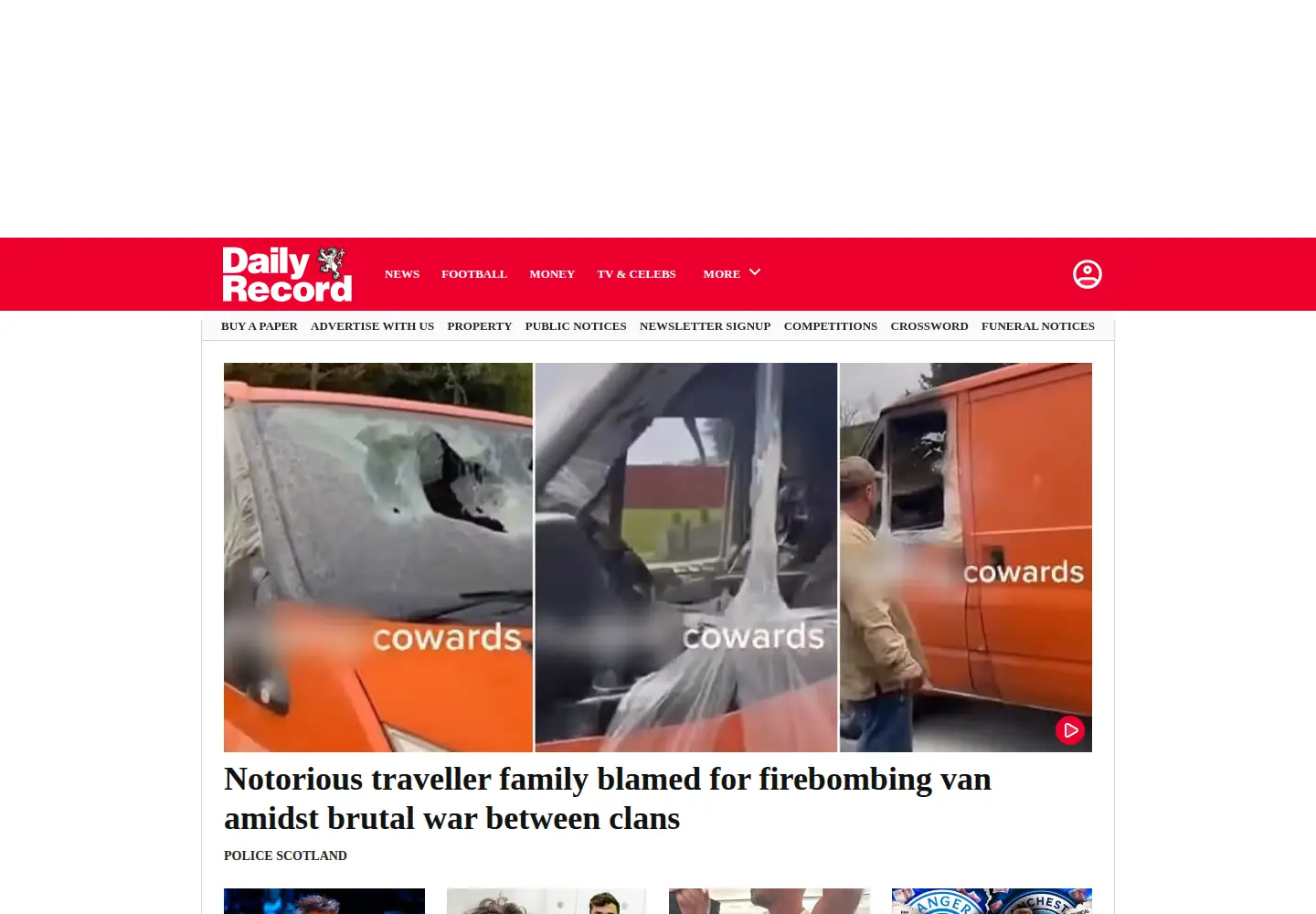 Screenshot of dailyrecord.co.uk
