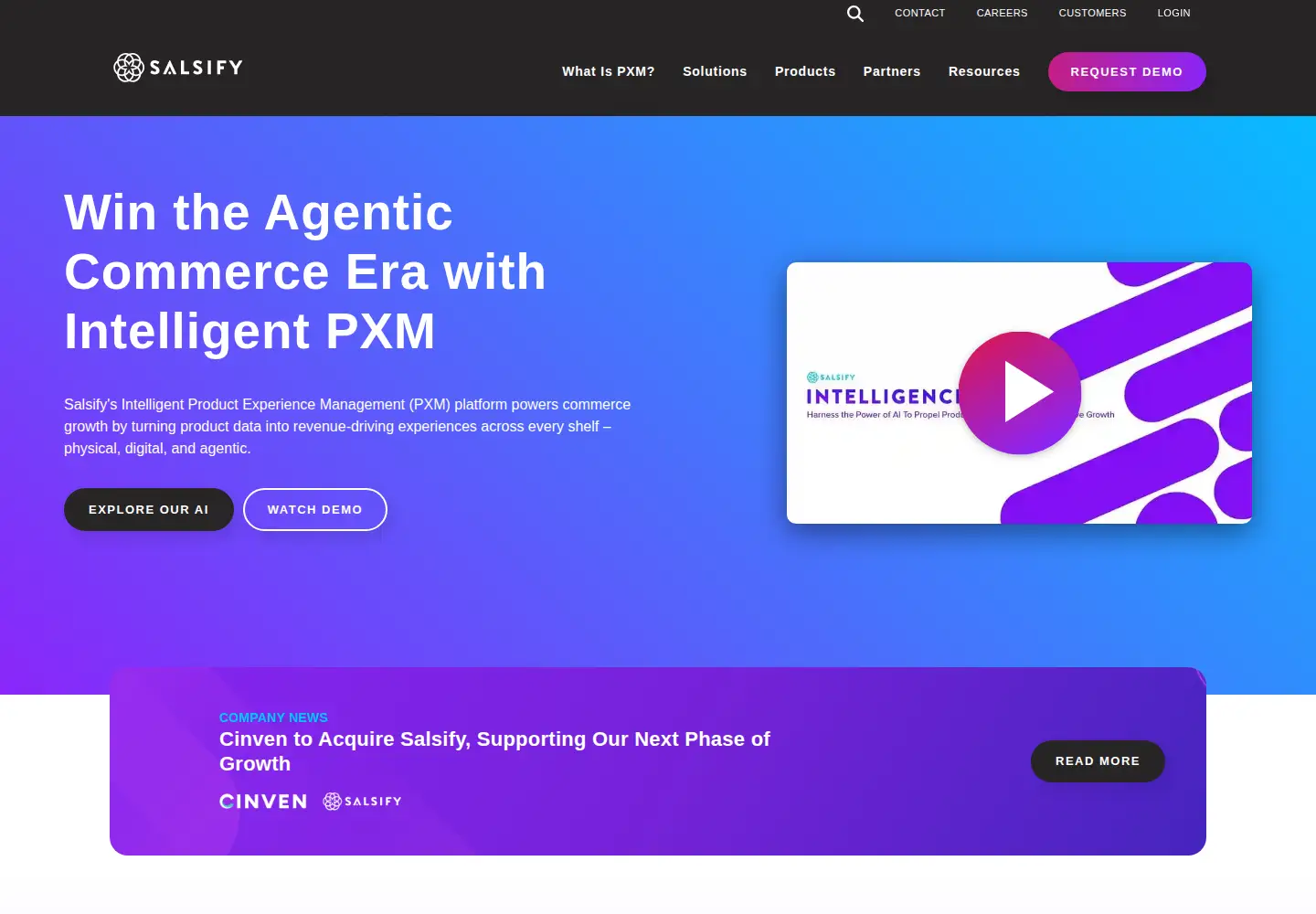 Screenshot of salsify.com