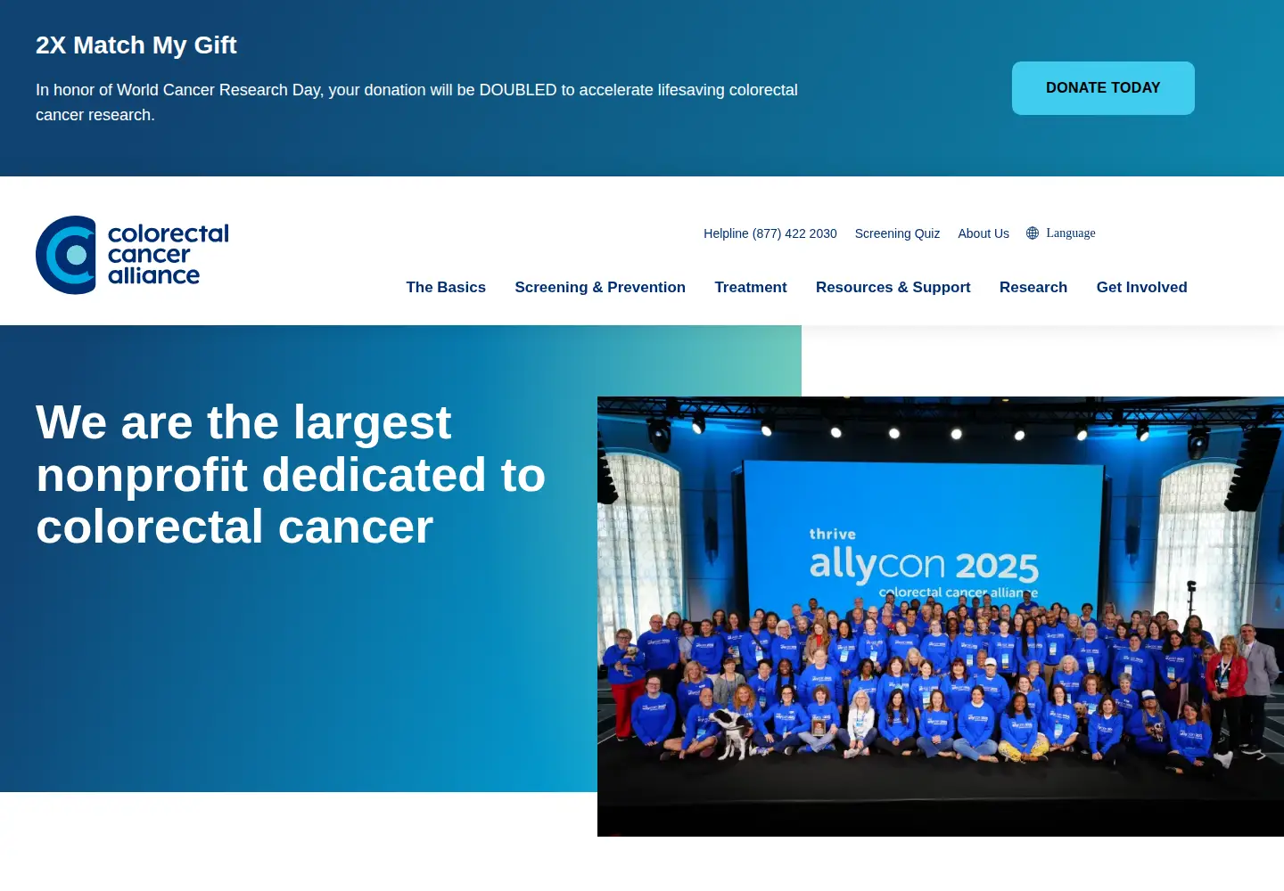 Screenshot of ccalliance.org